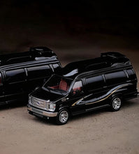 Load image into Gallery viewer, MK 1:64 Black Decal E350 XLT Van Motorhome RV Sport Model Diecast Metal Car