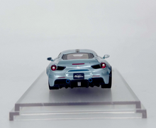 Load image into Gallery viewer, 1:64 Prism Ice Blue 488 Widebody Sports Model Diecast Metal Car New Collection