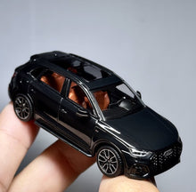 Load image into Gallery viewer, JKM 1:64 Black Q5L City SUV Sports Model Diecast Metal Car New Collection