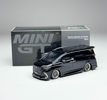 Load image into Gallery viewer, Minigt 1:64 Black Alphard Mini Van MPV VIP Sports Model Diecast Metal Car New Collection