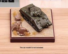 Load image into Gallery viewer, 1:64 Painted Car Model Base Miniature Diorama Road Sand Scenario Wasteland Rock