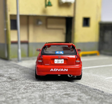 Load image into Gallery viewer, INNO 1:64 JDM Civic Type R EK9 Advan Racing Sports Model Diecast Metal Car