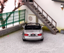 Load image into Gallery viewer, HJ 1:64 Silver JDM MX5 Miata Eunos Roadster Sports Model Diecast Metal Car New