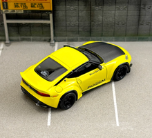 Load image into Gallery viewer, MINIGT 1:64 Yellow Nissan Z Pandem Ikazuchi Sports Model Diecast Metal Car New Collection