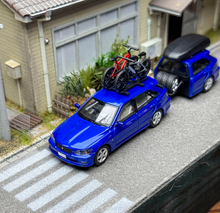 Load image into Gallery viewer, Mortal 1:64 Blue ALTEZZA GITA AS300 Wagon Trailer Model Diecast Metal Car New Collection