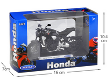 Load image into Gallery viewer, WELLY 1:18 2018 CB1000R Racing Sport Model Diecast Metal Motorcycle