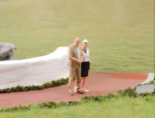 Load image into Gallery viewer, 1:64 Painted Figure Model Miniature Resin Diorama Sand Santa Old Folk Couple Toy