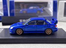 Load image into Gallery viewer, 1:64 Furuya Blue Impreza WRX STI IX 9 GD Sedan Model Diecast Metal Car New Collection