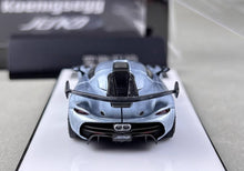 Load image into Gallery viewer, HKM 1:64 Ice Blue Jesko Attack Racing Sports Model Diecast Metal Car New Collection