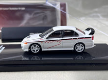 Load image into Gallery viewer, MH 1:64 White Lancer EVO IV GSR Sports Model Diecast Metal Car