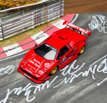 Load image into Gallery viewer, Minigt 1:64 Red Countach LBWK #41 Racing Sports Model Diecast Metal Car New Collection