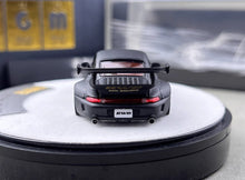 Load image into Gallery viewer, PGM 1:64 Matte Black RWB 993 Round Classic Sports Model Diecast Metal Car New Collection