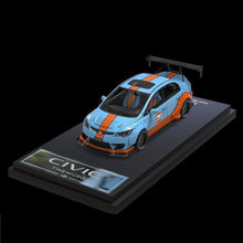 Load image into Gallery viewer, TM 1:64 JDM Civic Type R FD2 Racing Sports Figure Model Diecast Metal Car New