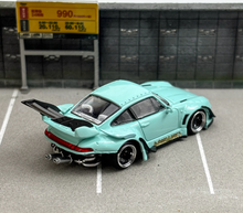 Load image into Gallery viewer, SW 1:64 Green RWB 993 Racing Sports Classic Model Diecast Metal Car New Collection