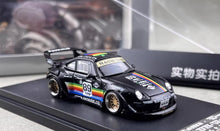 Load image into Gallery viewer, SW 1:64 Black Apple #89 RWB 993 Classic Sports Model Diecast Metal Car New Collection