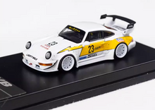 Load image into Gallery viewer, WU 1:64 White RWB 964 #23 Classic Racing Sports Model Diecast Metal Car New Collection