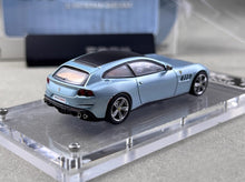 Load image into Gallery viewer, PK 1:64 Ice Blue GTC4 Lusso Coupe Racing Sports Model Diecast Metal Car New Collection