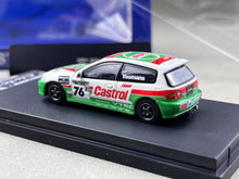 Load image into Gallery viewer, SW 1:64 Green White Civic EG6 Hatchback Sports Model Diecast Metal Car New Collection