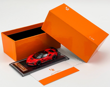 Load image into Gallery viewer, U2 1:64 Red SF90XX Stradale Racing Sports Model Diecast Resin Car New Collection