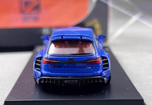 Load image into Gallery viewer, DCM 1:64 Blue RS6 2NCS Wagon Widebody Kit Sports Model Diecast Metal Car New Collection