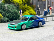 Load image into Gallery viewer, Tarmac 1:64 JDM Vertex Silvia S13 Falken Sports Model Diecast Metal Car New Collection