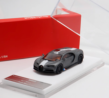 Load image into Gallery viewer, Scalemini 1:64 Gray Chiron Racing Sports Model Diecast Resin Car New Collection