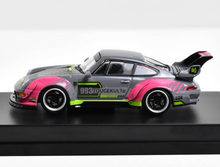 Load image into Gallery viewer, XF 1:64 Gray RWB 993 Racing Sports Classic Diecast Model Metal Car New Collection