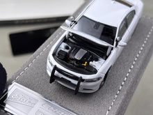 Load image into Gallery viewer, Elite 1:64 White Police Charger SRT Sedan Sports Model Diecast Metal Car New Collection