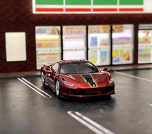 Load image into Gallery viewer, XF 1:64 Red Dragon F8 Tributo Racing Sports Diecast Model Metal Car New Collection