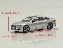 Load image into Gallery viewer, VAV 1:64 Silver A6L Luxury Sedan Sports Model Diecast Metal Car New Collection