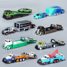 Load image into Gallery viewer, Maisto 1:64 Ramp Tow Flatbed Trailer Truck Model Toy Diecast Metal Car BN