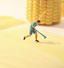 Load image into Gallery viewer, 1:64 Painted Figure Model Miniature Resin Diorama Sand Hockey Ball Sport Outdoor