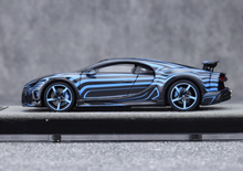 Load image into Gallery viewer, HH 1:64 Black Blue Chiron Super Sports 300+ Model Diecast Resin Car BN