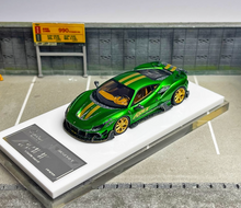 Load image into Gallery viewer, Fuelme 1:64 Green Mansory F8XX Racing Sports Model Diecast Resin Car BN