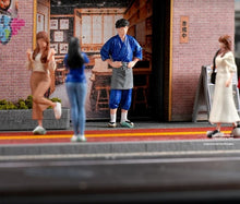 Load image into Gallery viewer, 1:64 Painted Figure Model Miniature Resin Diorama Toy Sand Raman Chef Man Stand