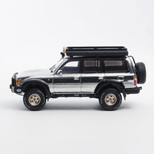 Load image into Gallery viewer, GCD 1:64 Plating Silver Land Cruiser LC80 ORV Sports Model Diecast Metal Car