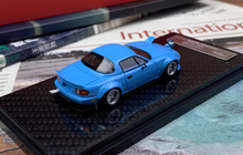 Load image into Gallery viewer, YM 1:64 Blue JDM Miata MX5 Pandem Hard Top Sports Model Diecast Resin Car New