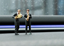 Load image into Gallery viewer, 1:64 Painted Figure Mini Model Miniature Resin Diorama Sand Saxophone Horn Man New Collection