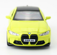 Load image into Gallery viewer, CCA 1:42 Green BMW M4 Coupe Racing Sports Model Toy Diecast Metal Car BN