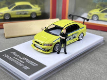 Load image into Gallery viewer, FS 1:64 JDM FNF Green Lancer EVO VII Paul Figure Model Diecast Metal Car New Collection