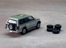 Load image into Gallery viewer, BM 1:64 Silver Pajero Off Road SUV Model Diecast Metal Car New