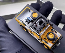 Load image into Gallery viewer, SW 1:64 Yellow Camel Defender 90 Pickup Sports Model Diecast Metal Car BN