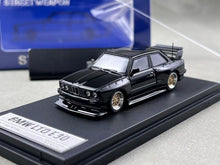 Load image into Gallery viewer, SW 1:64 Black M3 E30 LTO Coupe Widebody Sports Model Diecast Metal Car New Collection