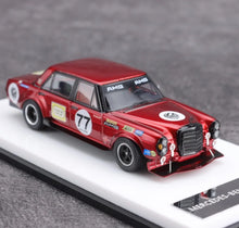 Load image into Gallery viewer, Glory 1:64 HEC Red 300SEL AMG #77 Sedan Sports Model Diecast Metal Car New Collection