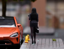 Load image into Gallery viewer, 1:64 Painted Figure Model Miniature Resin Diorama Toy Sand Office Lady Suit Sexy