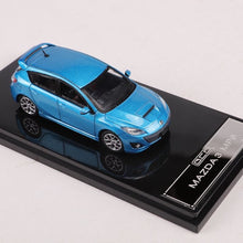 Load image into Gallery viewer, GCD 1:64 Blue MPS Mazda 3 Hatchback Sports Model Diecast Metal Car BN