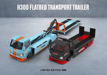 Load image into Gallery viewer, TM 1:64 H300 Flatbed Transport Trailer Truck Sport Model Diecast Metal Car New Collection