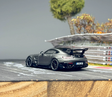 Load image into Gallery viewer, 1:64 Tarmac Gray GT Black Series BS Sports Model Diecast Metal Car New Collection