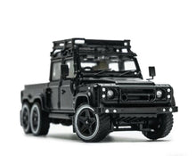 Load image into Gallery viewer, GCD 1:64 Defender 6x6 Pickup Truck Model Metal Diecast Car New