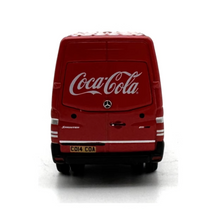 Load image into Gallery viewer, OXFORD 1:76 Red Benz Coke Delivery Van Truck Model Diecast Metal Car New